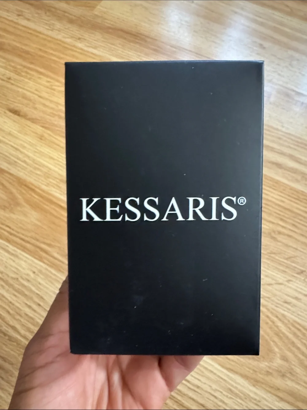 Kessaris Watch with Crystal Bezel 🔅 NIB (Black)